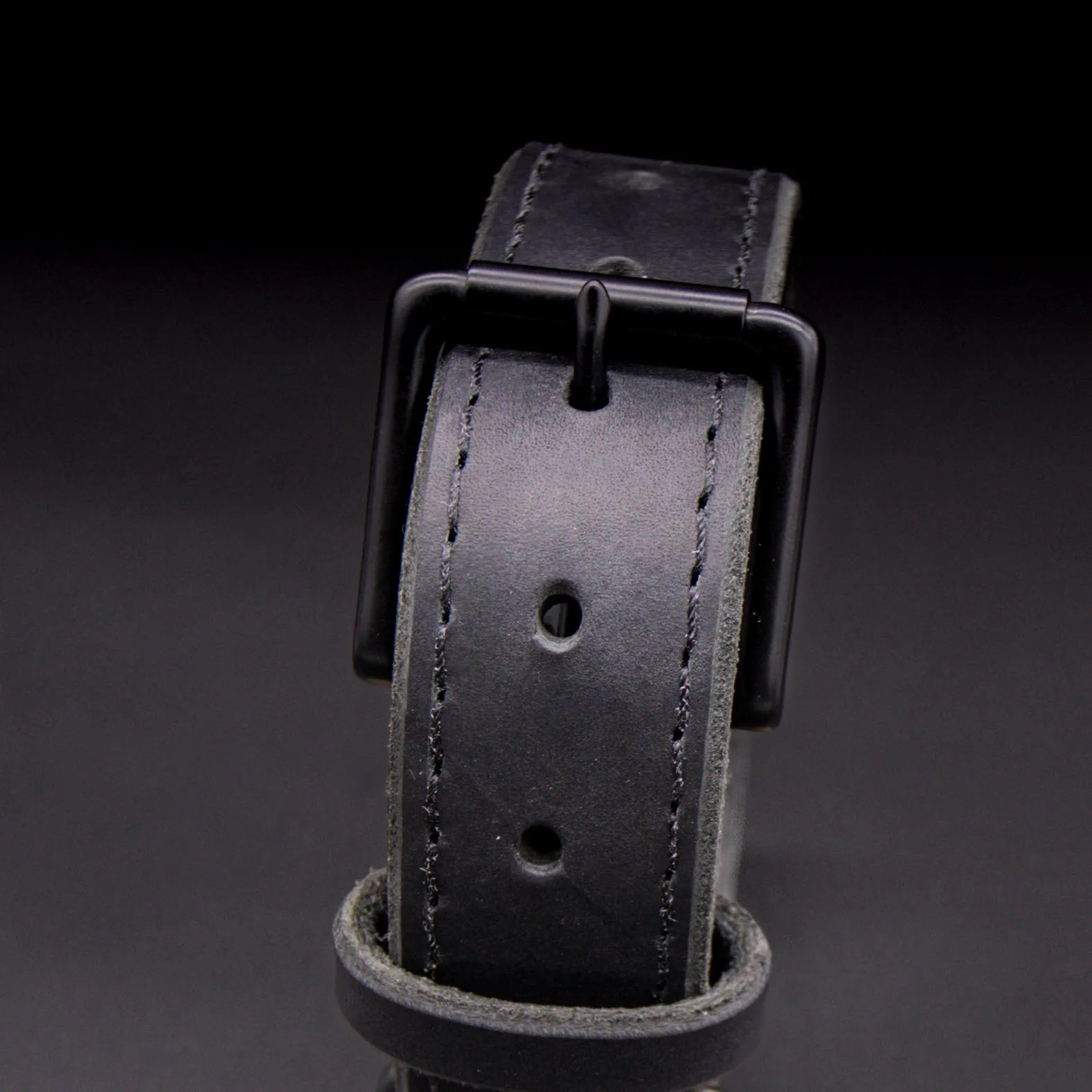 1.5" Black Latigo Collar