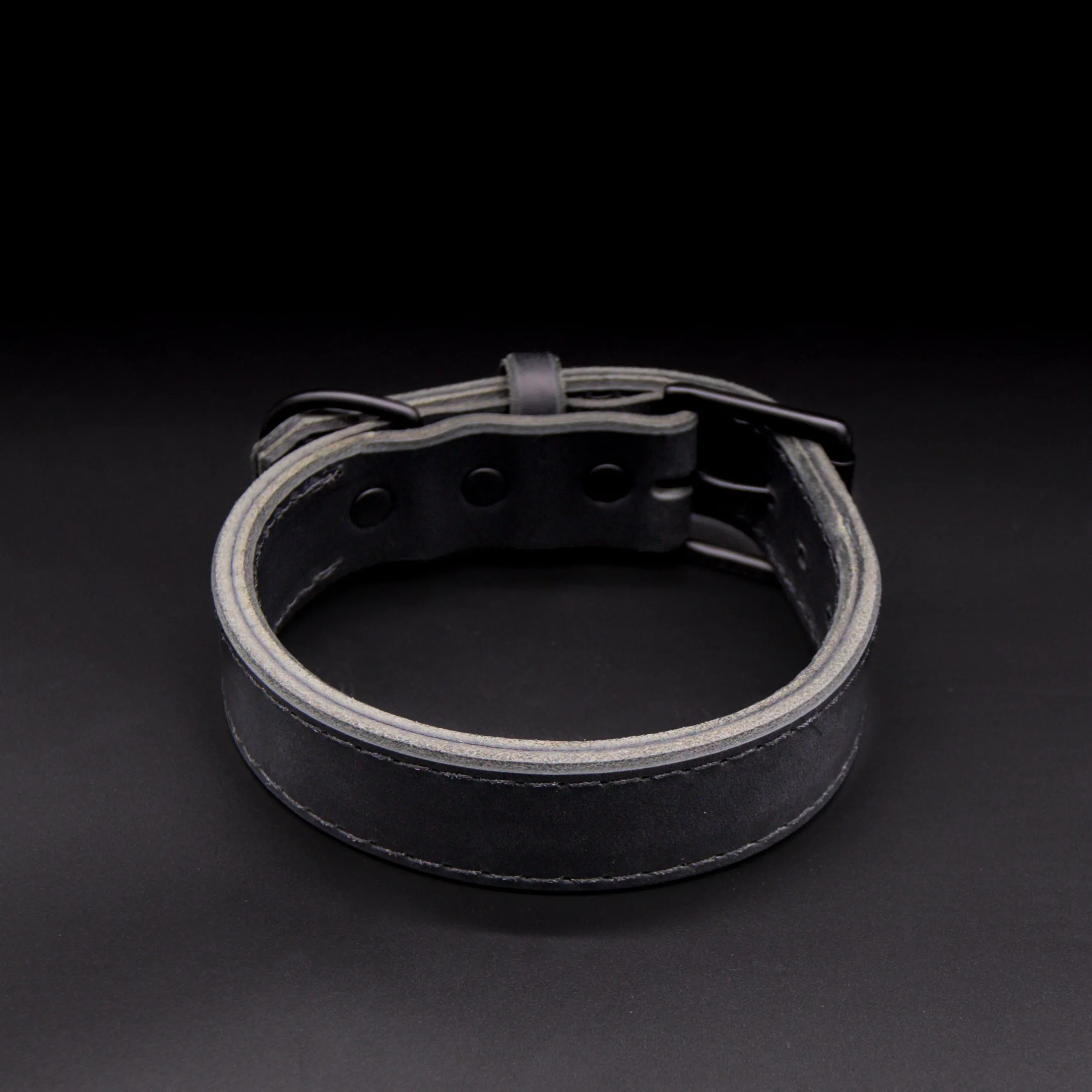 1.5" Black Latigo Collar