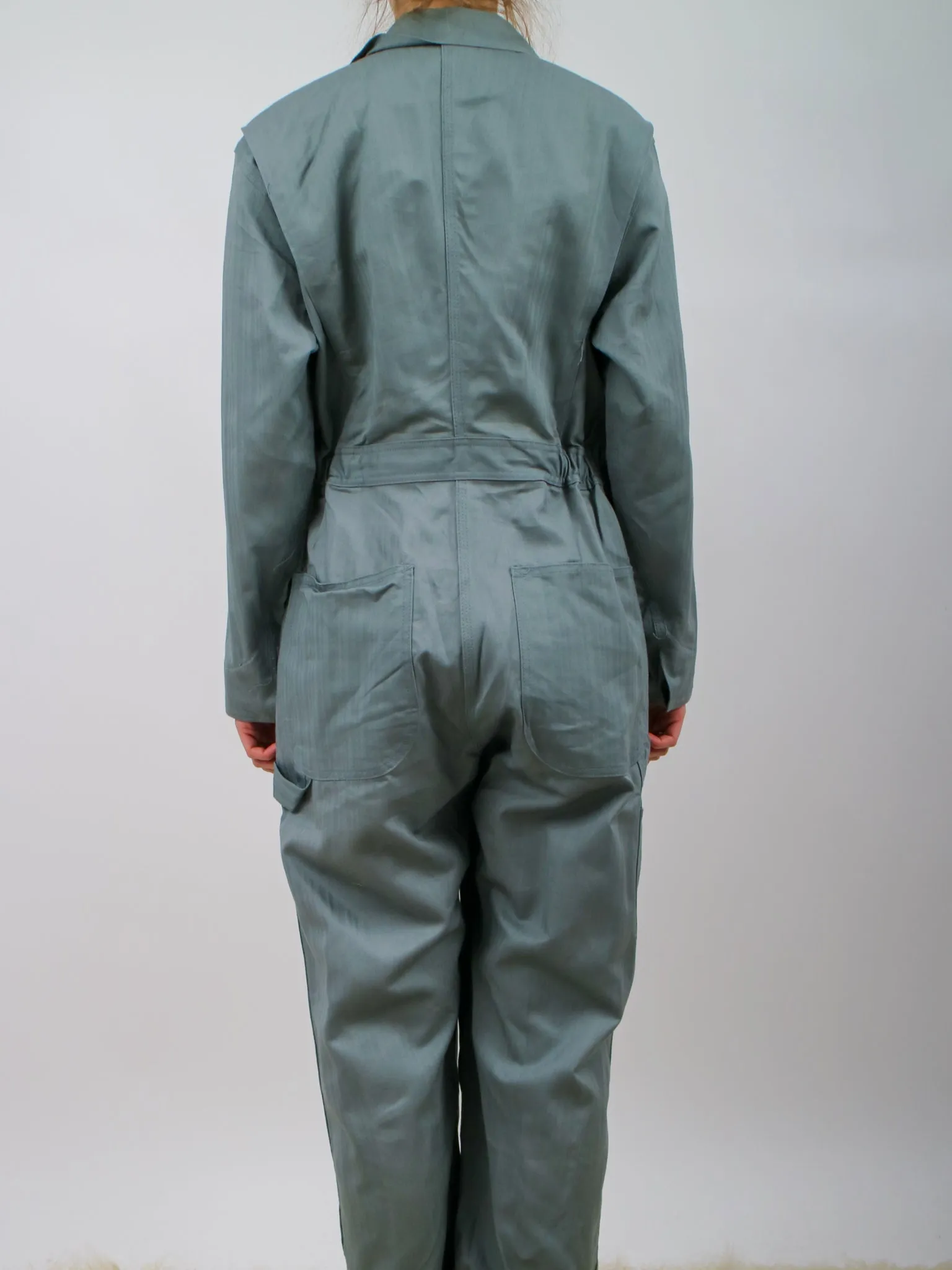 1950s Deadstock "Big Mac" by Penny Gray Sanforized Cotton Coveralls Jumpsuit