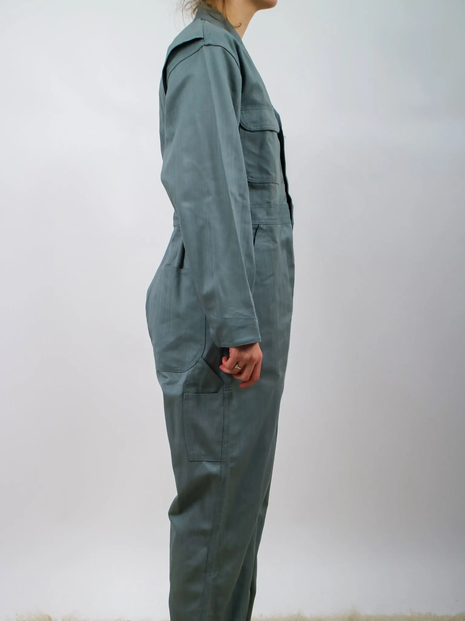 1950s Deadstock "Big Mac" by Penny Gray Sanforized Cotton Coveralls Jumpsuit