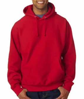 7700 Weatherproof Adult Cross Weave® Hooded Blend Sweatshirt Red