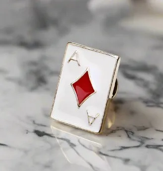 Aces Lapel Pin
