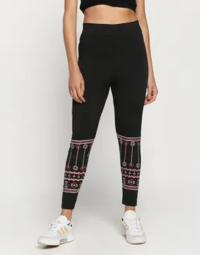 ACHAL Black Jegging (Self Design)