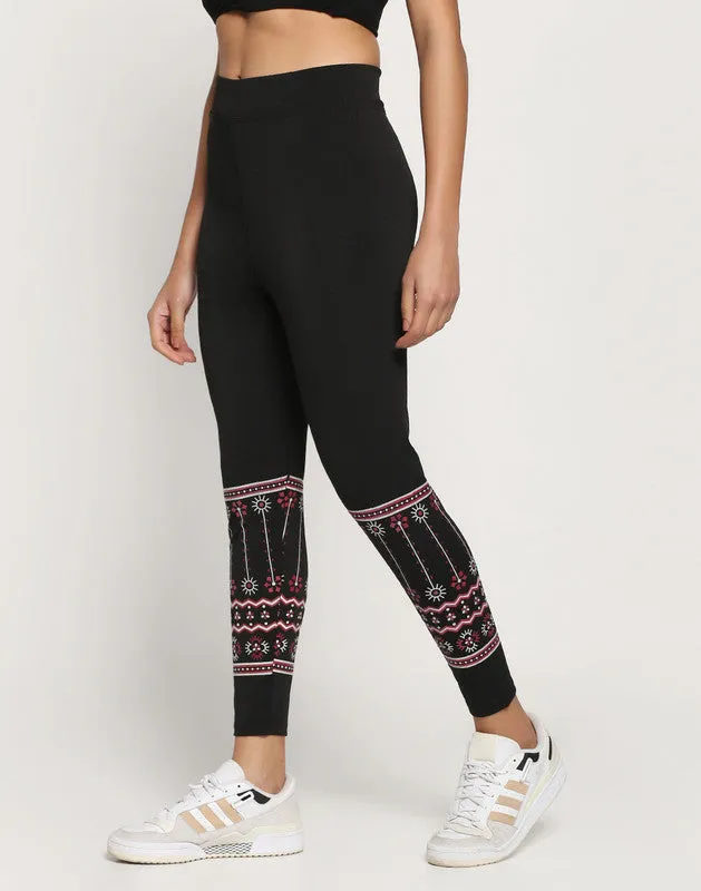 ACHAL Black Jegging (Self Design)
