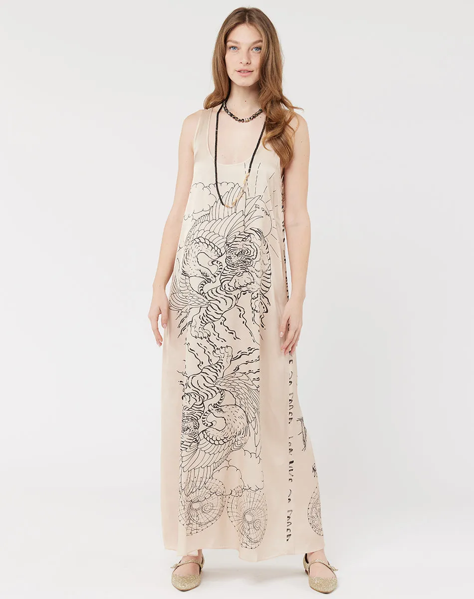 Allison Sleeveless Blossom Dress