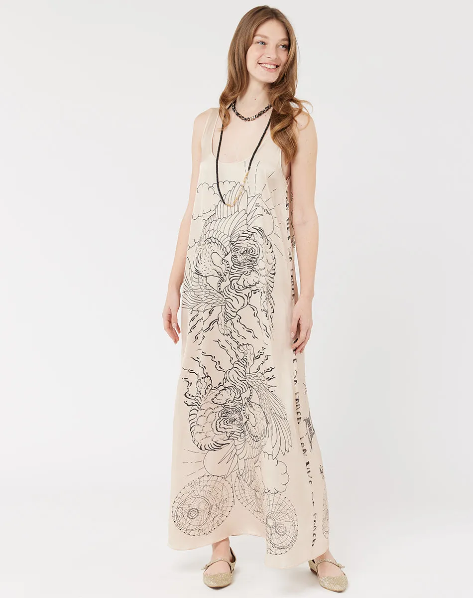 Allison Sleeveless Blossom Dress