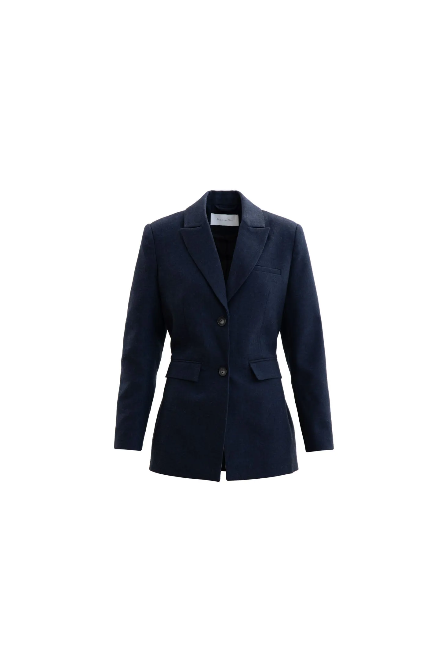 Andrea Blazer - Navy Herringbone