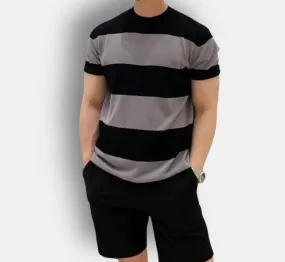 Antonios o-neck striped summer t-shirt