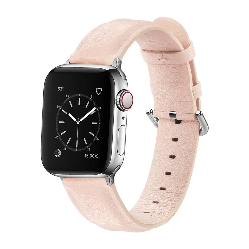 Apple Watch (41mm) cowhide genuine leather watch strap - Pink