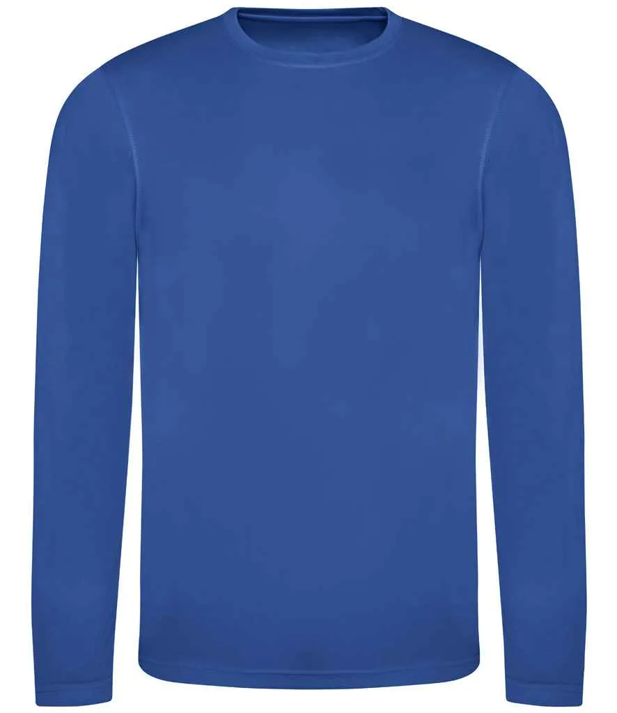 AWDis Cool Long Sleeve Wicking T-Shirt | Royal Blue