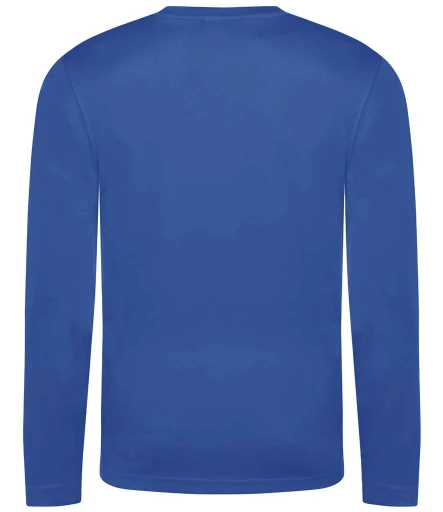 AWDis Cool Long Sleeve Wicking T-Shirt | Royal Blue