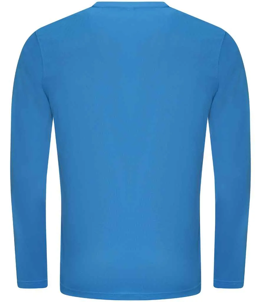 AWDis Cool Long Sleeve Wicking T-Shirt | Sapphire Blue