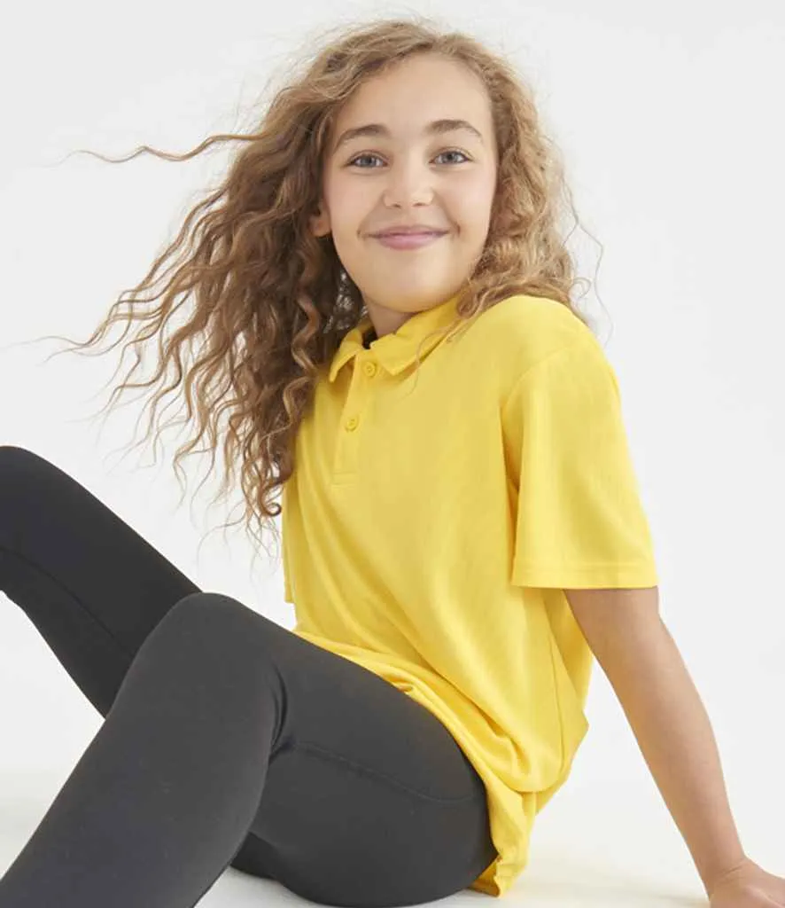 AWDis Kids Cool Polo Shirt | Sun Yellow