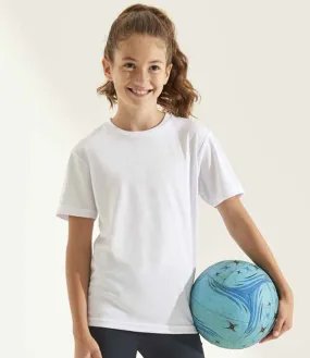 AWDis Kids Cool Recycled T-Shirt | Arctic White