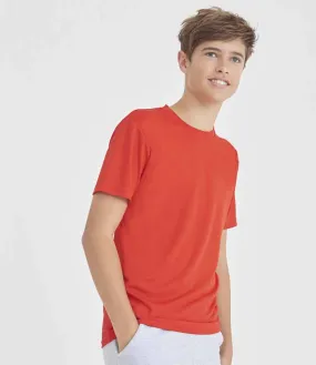 AWDis Kids Cool Recycled T-Shirt | Fire Red