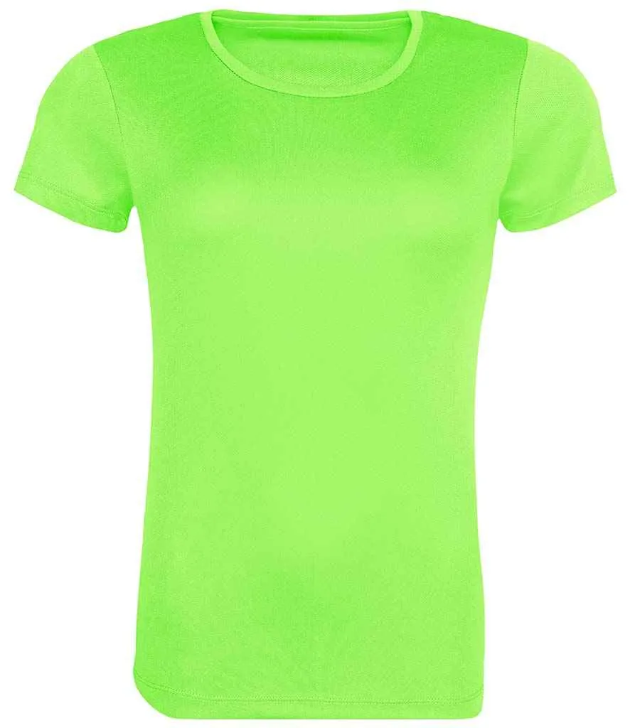 AWDis Ladies Cool Recycled T-Shirt | Electric Green