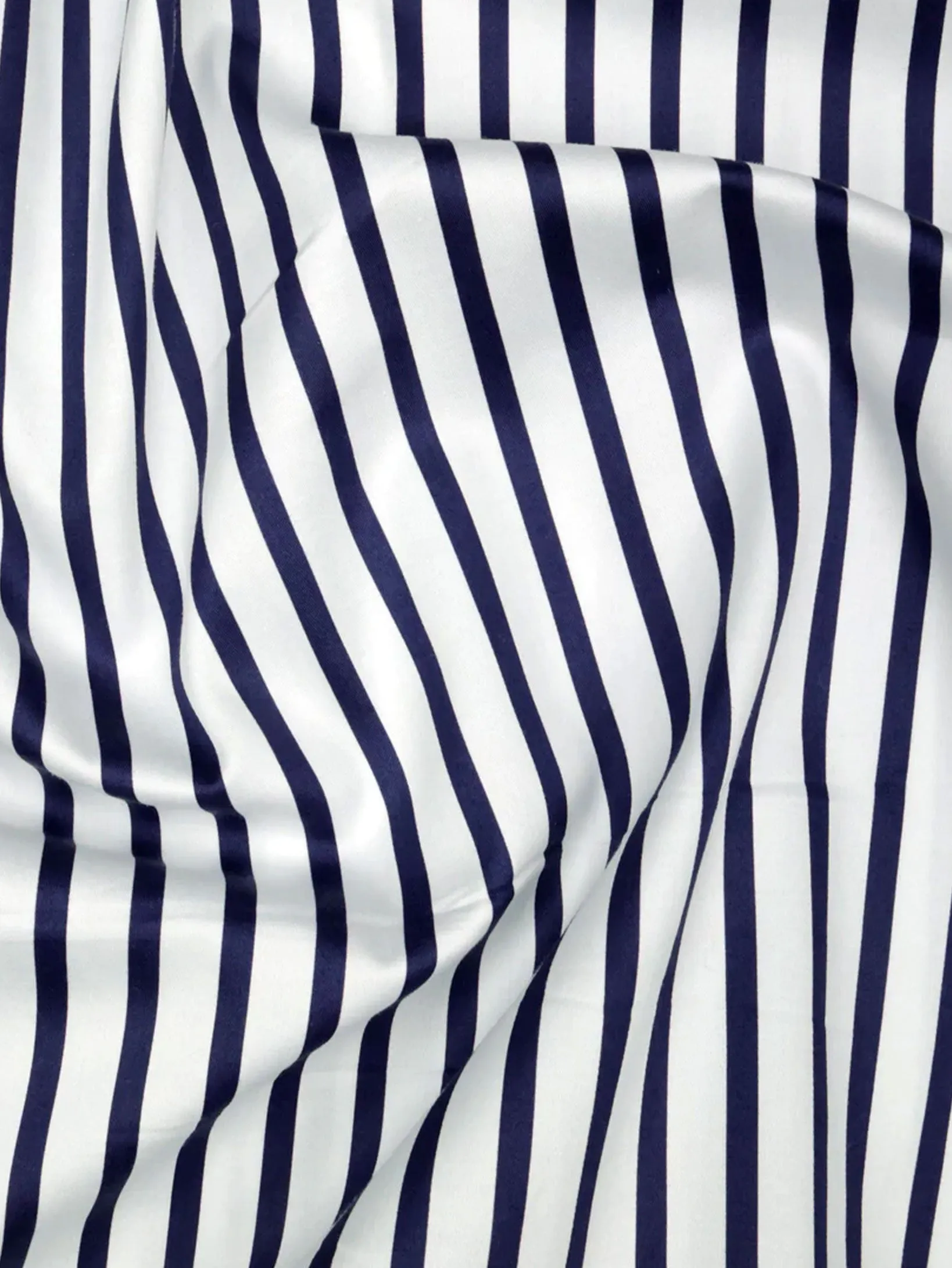 Burst Blue with white soft cotton Premiuim stripe shirt
