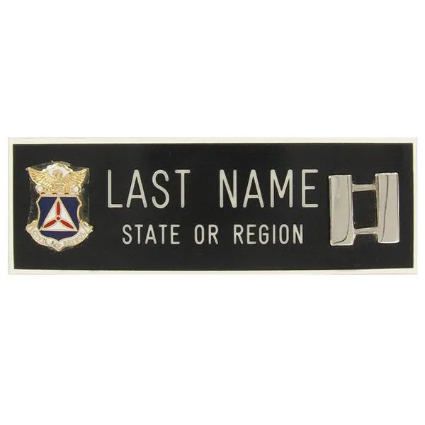 Civil Air Patrol Blazer Name Plate: Captain