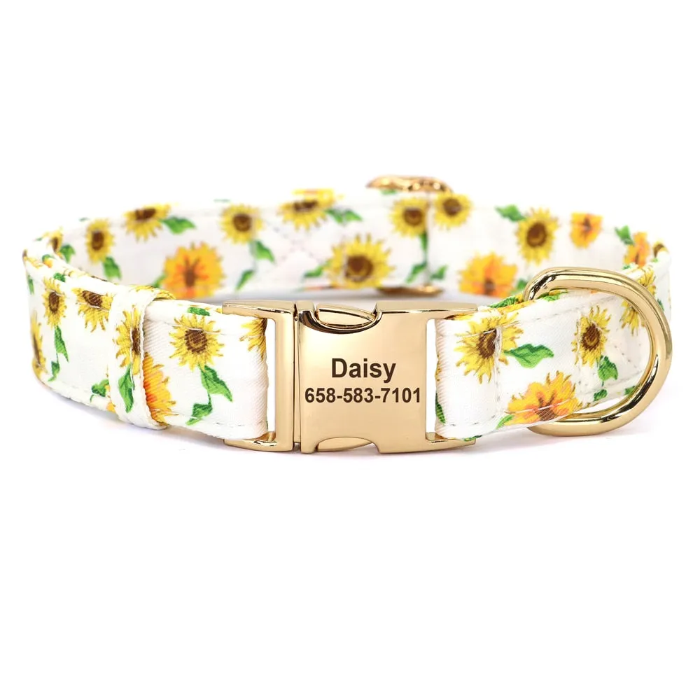 Dog Collar Patterned - Engrave Pet's ID