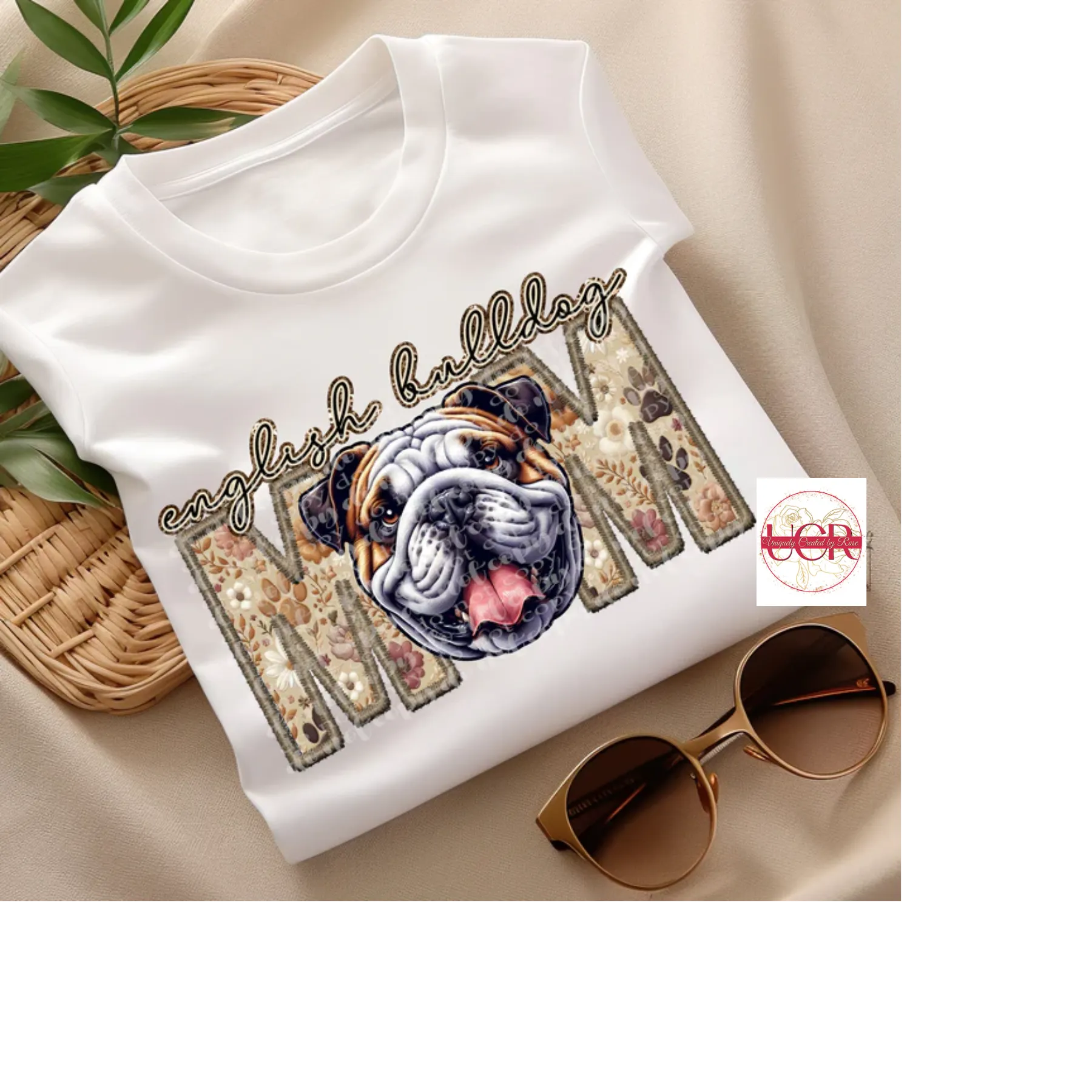 ENGLISH BULLDOG MOM TEE