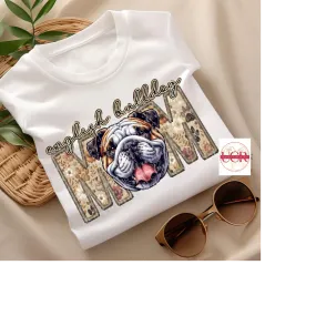 ENGLISH BULLDOG MOM TEE