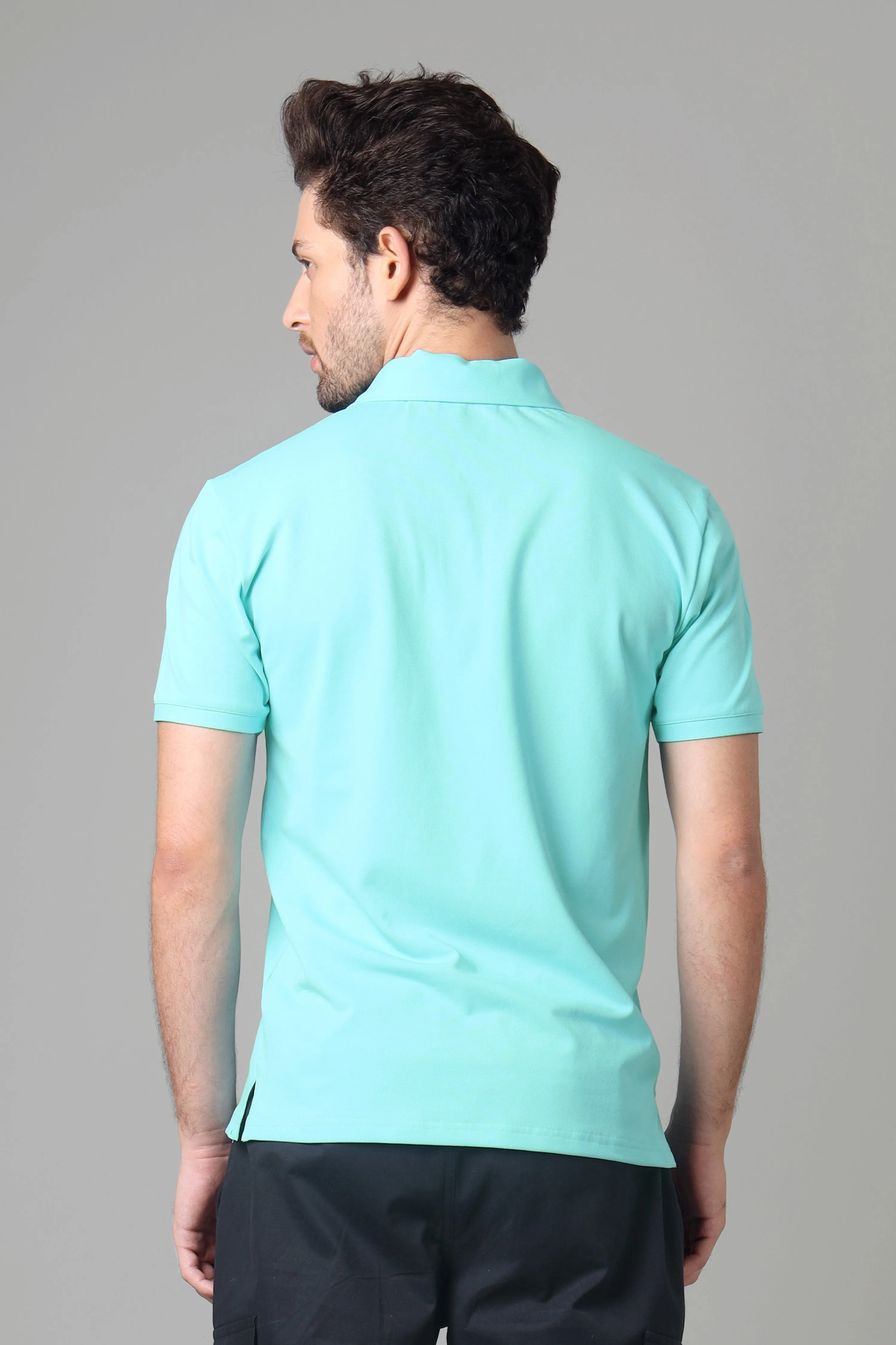 Exclusive Arctic Blue Polo T-Shirt For Men