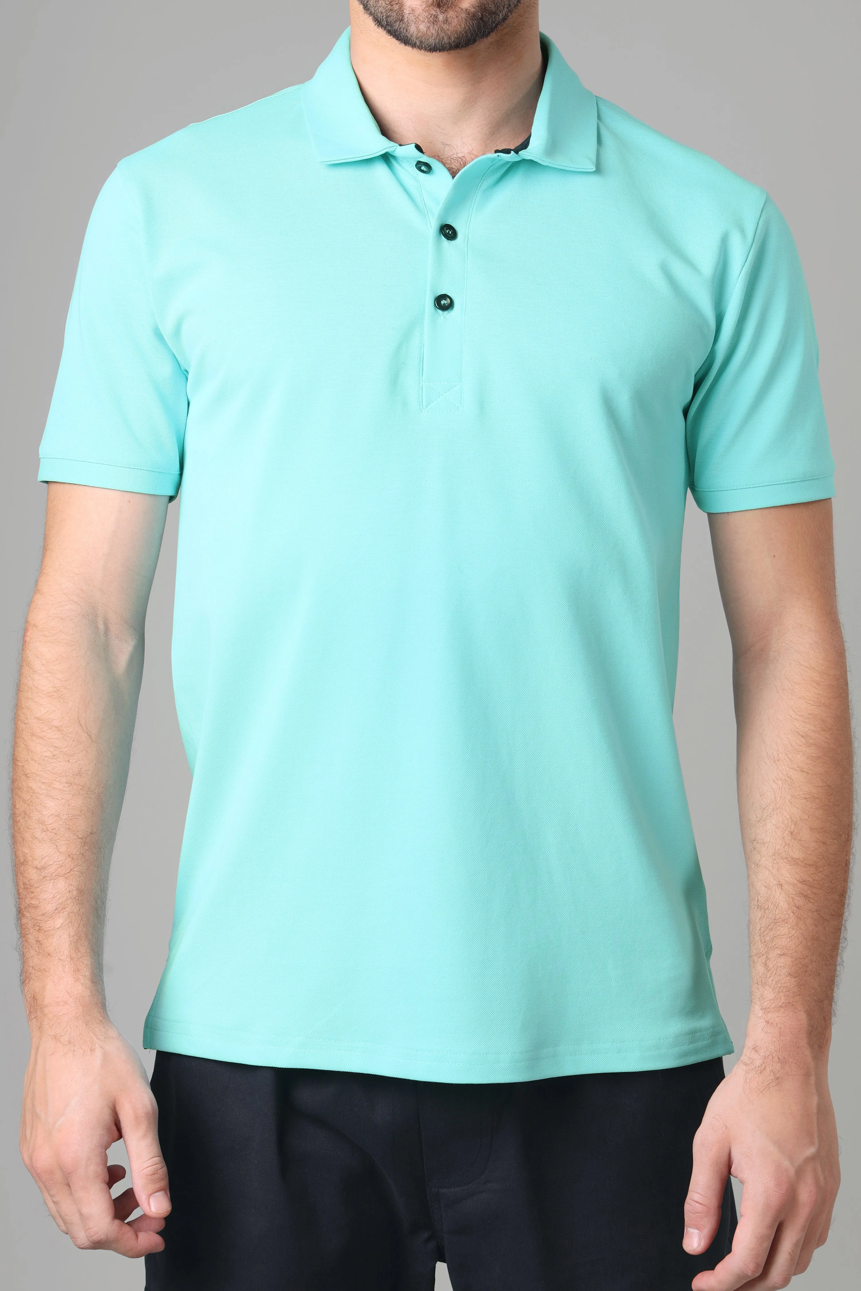 Exclusive Arctic Blue Polo T-Shirt For Men
