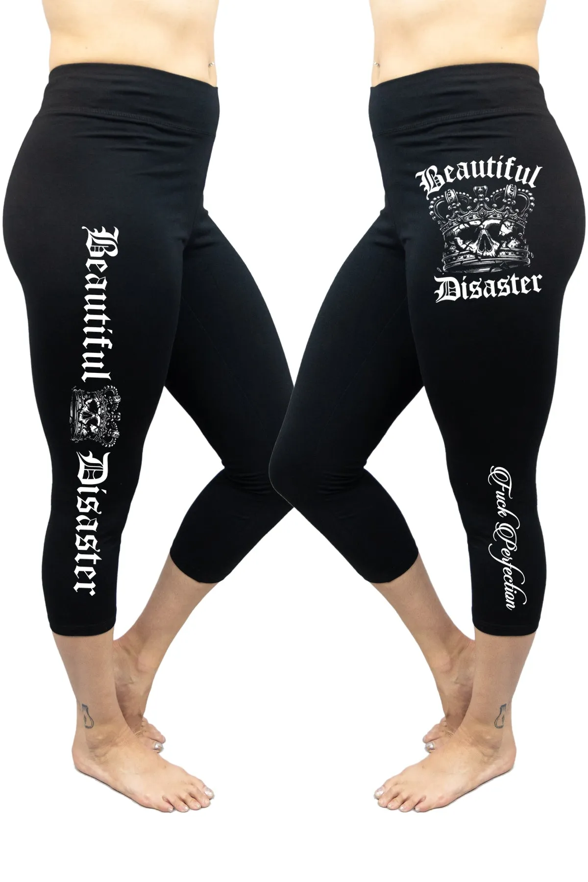 F*ck Perfection Capri Leggings