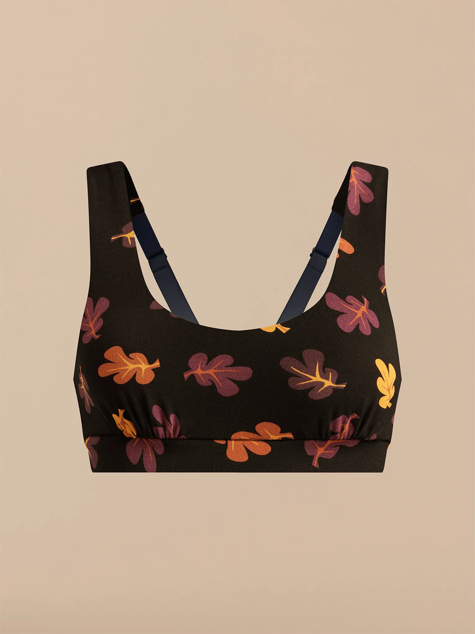 FeelFree Square Neck Bralette | Fall Leaves