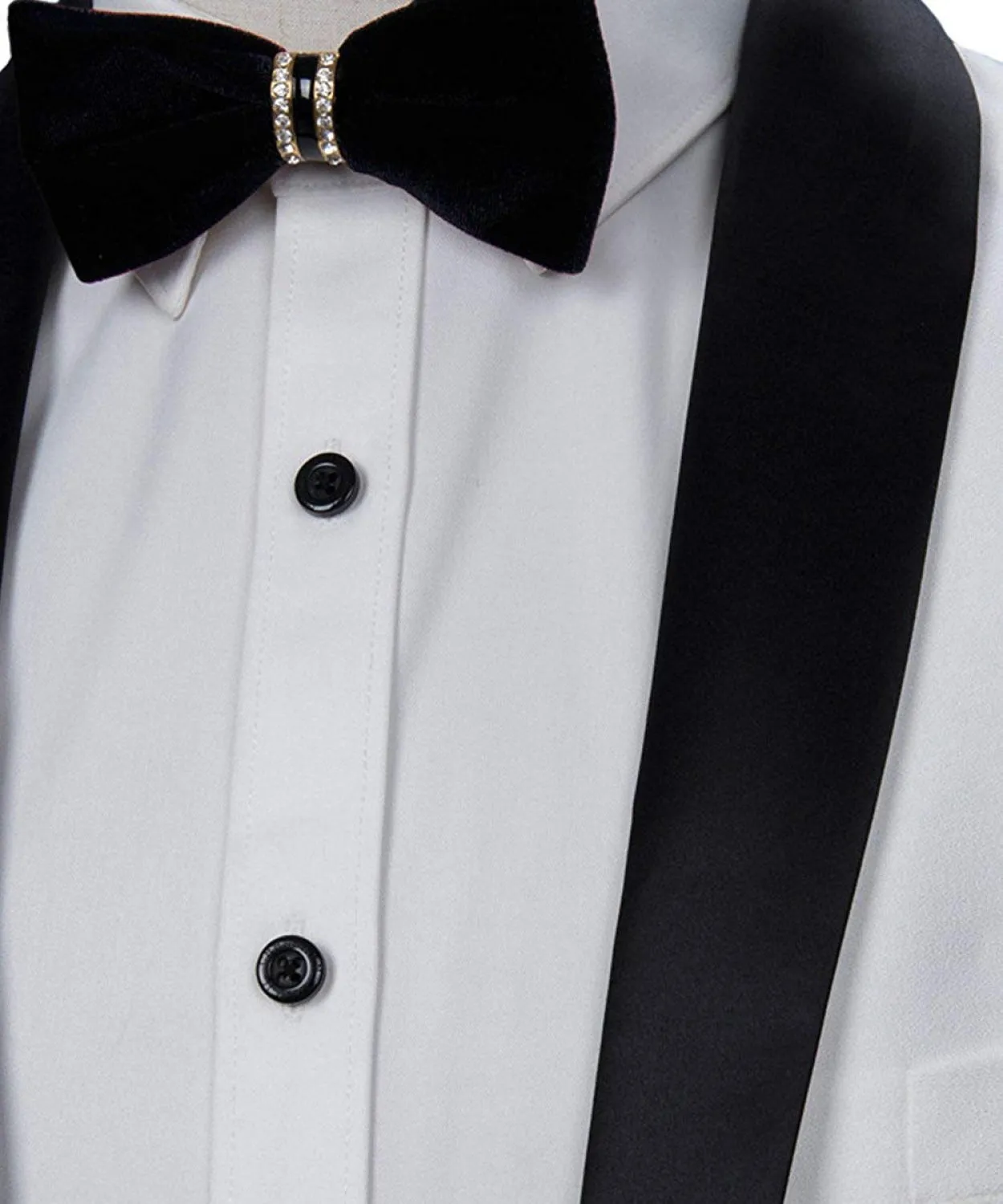 Formal Men's Slim Fit Shawl Lapel Flat Blazer