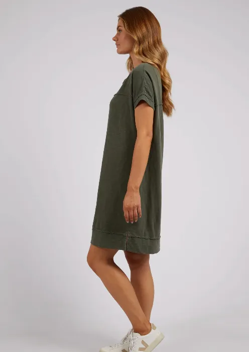 Foxwood Allison Tee Dress - Khaki
