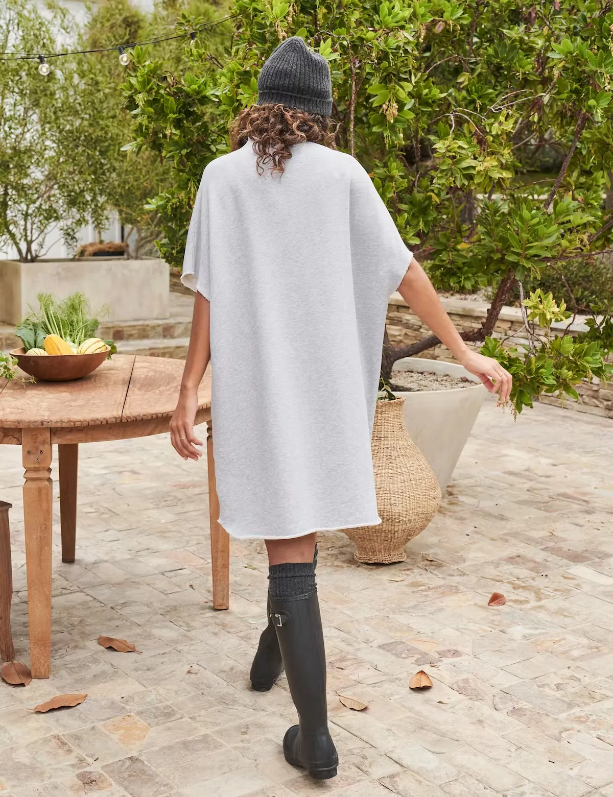 Frank & Eileen - Ella Dress in Gray Melange