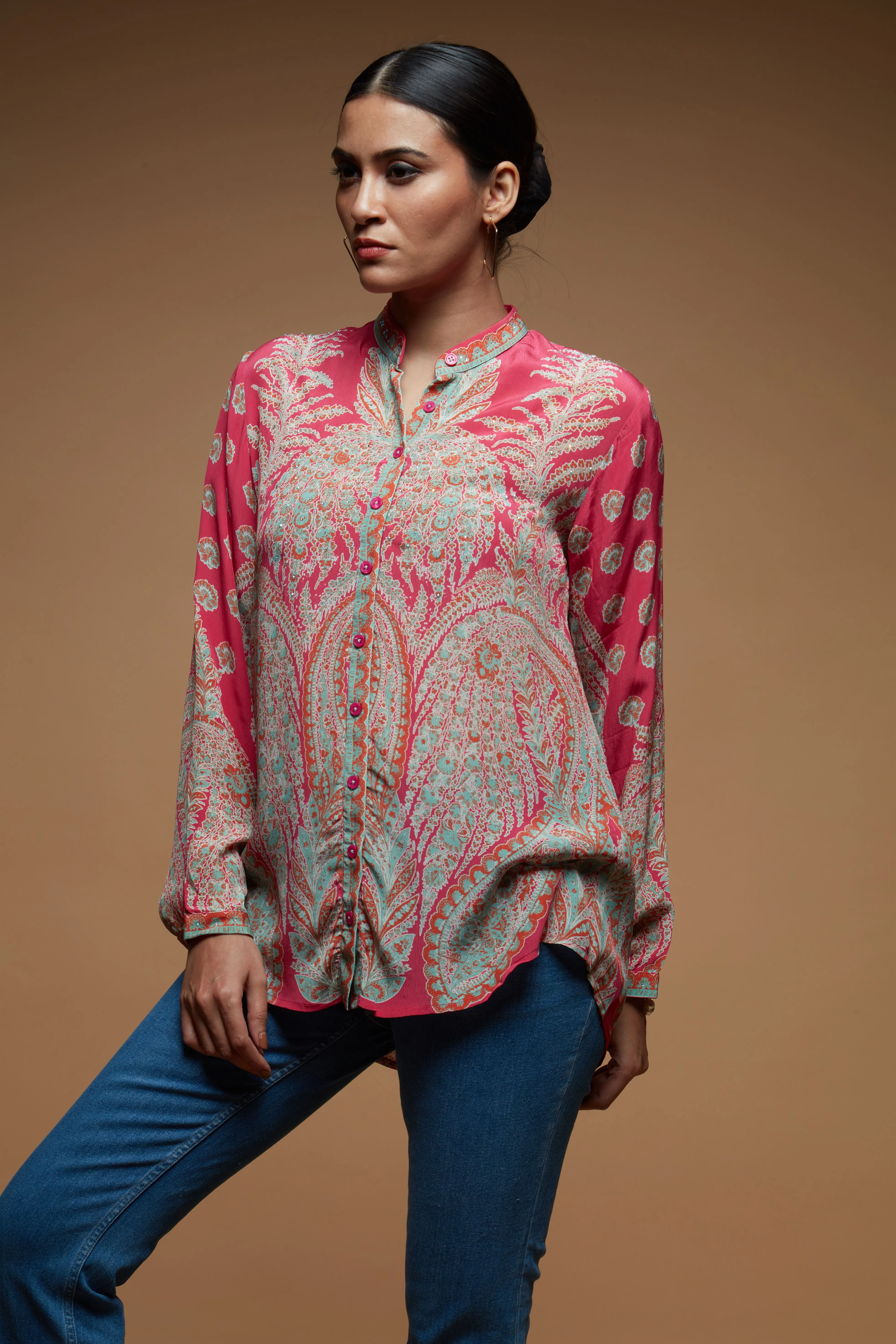 Fuchsia Color Shirt