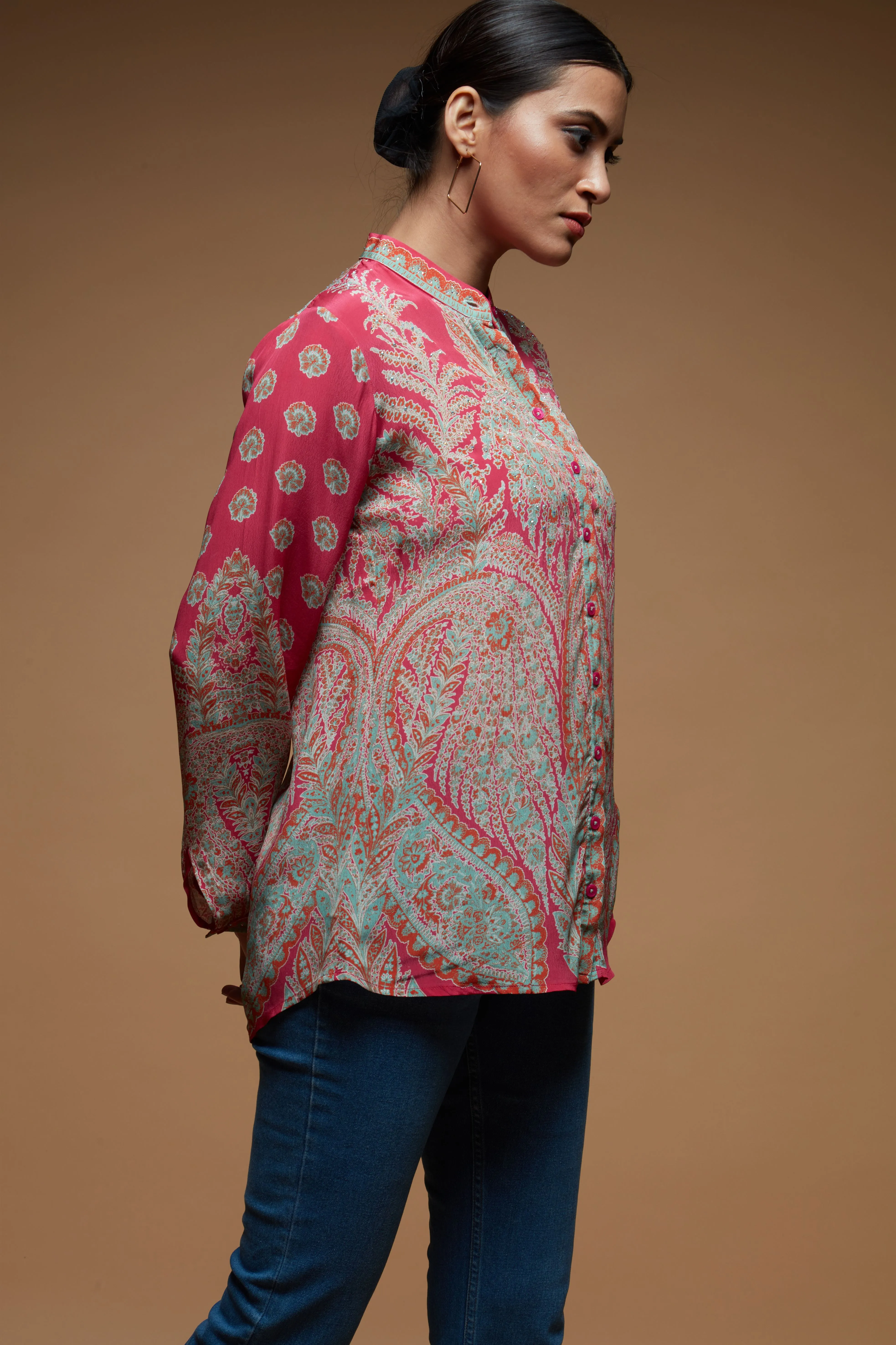 Fuchsia Color Shirt