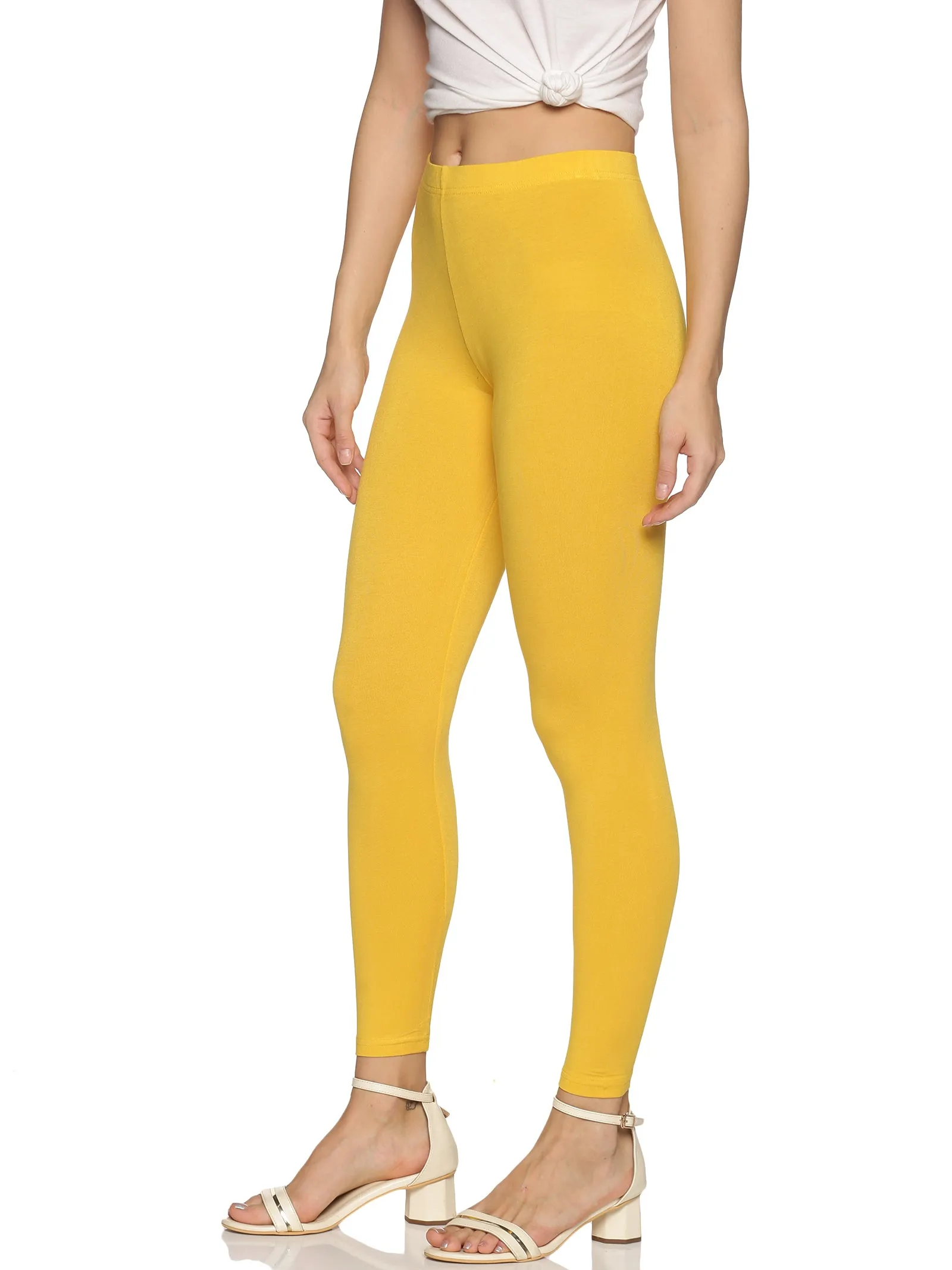 gold yellow ankle