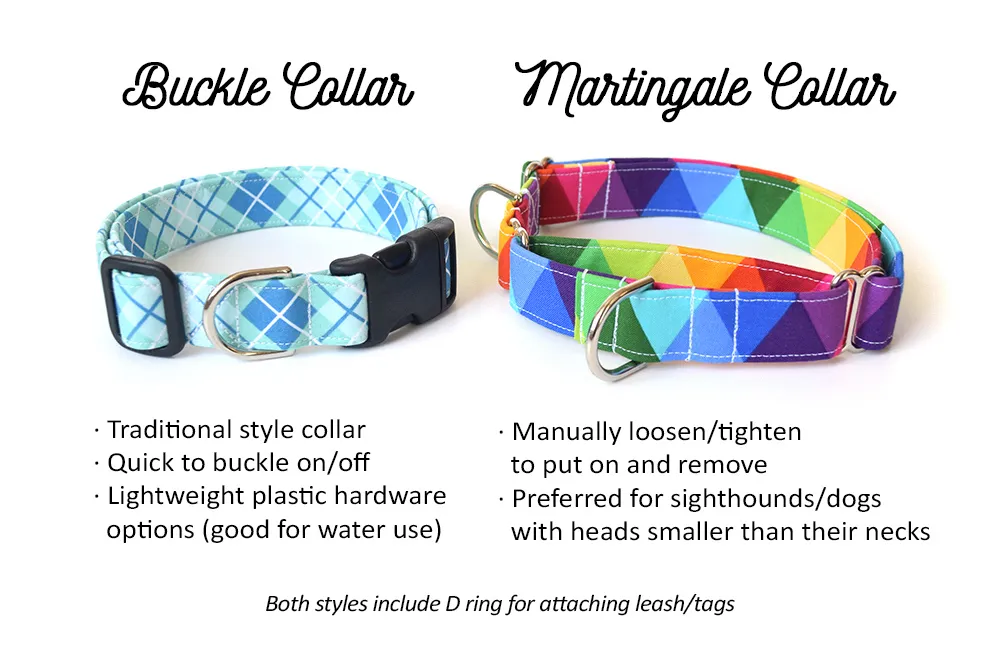 Gray Geometric Dog Collar