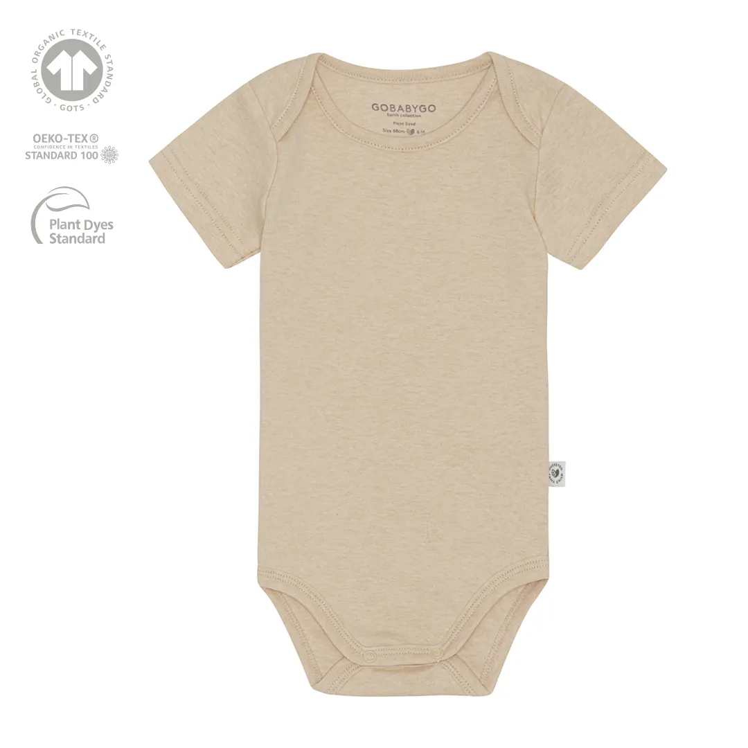 Hazel Body s/s Organic GOTS Cotton - Oat