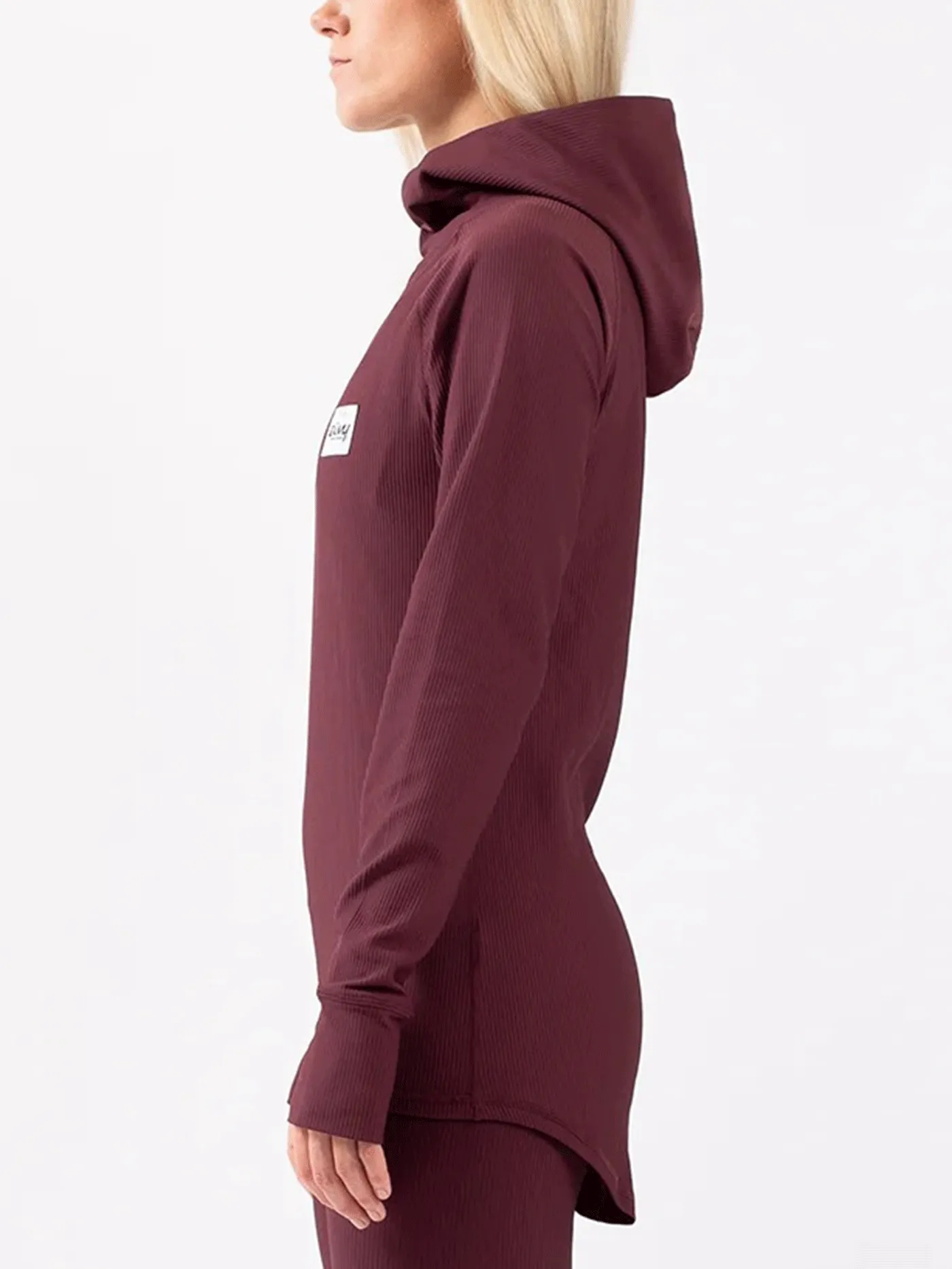 Icecold Hood Rib Wine Base Layer