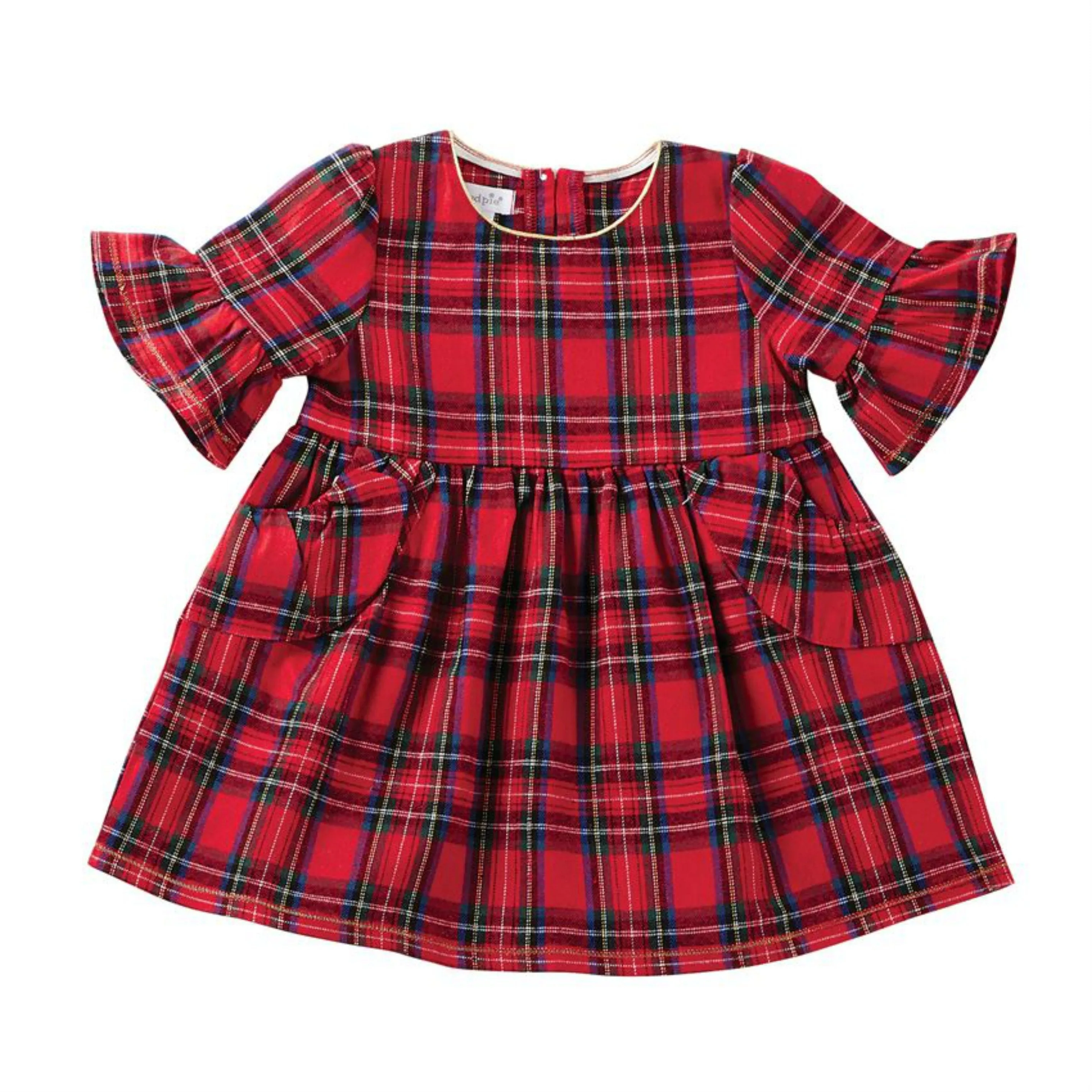 Infant & Toddler Red Tartan Plaid Dress