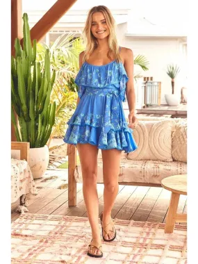 JAASE Women's Afina Print Carlotta Mini Dress - Blue