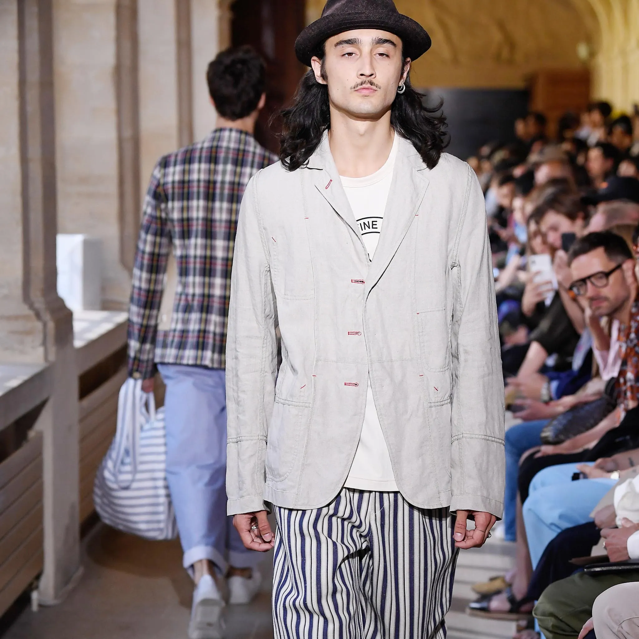 Junya Watanabe Man Reversible Four Pocket Linen Blazer Jacket