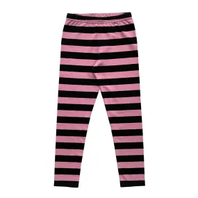 LMH Striped Leggings - Rose & Black