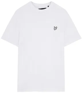 Lyle and Scott Mens Tonal Eagle T Shirt White