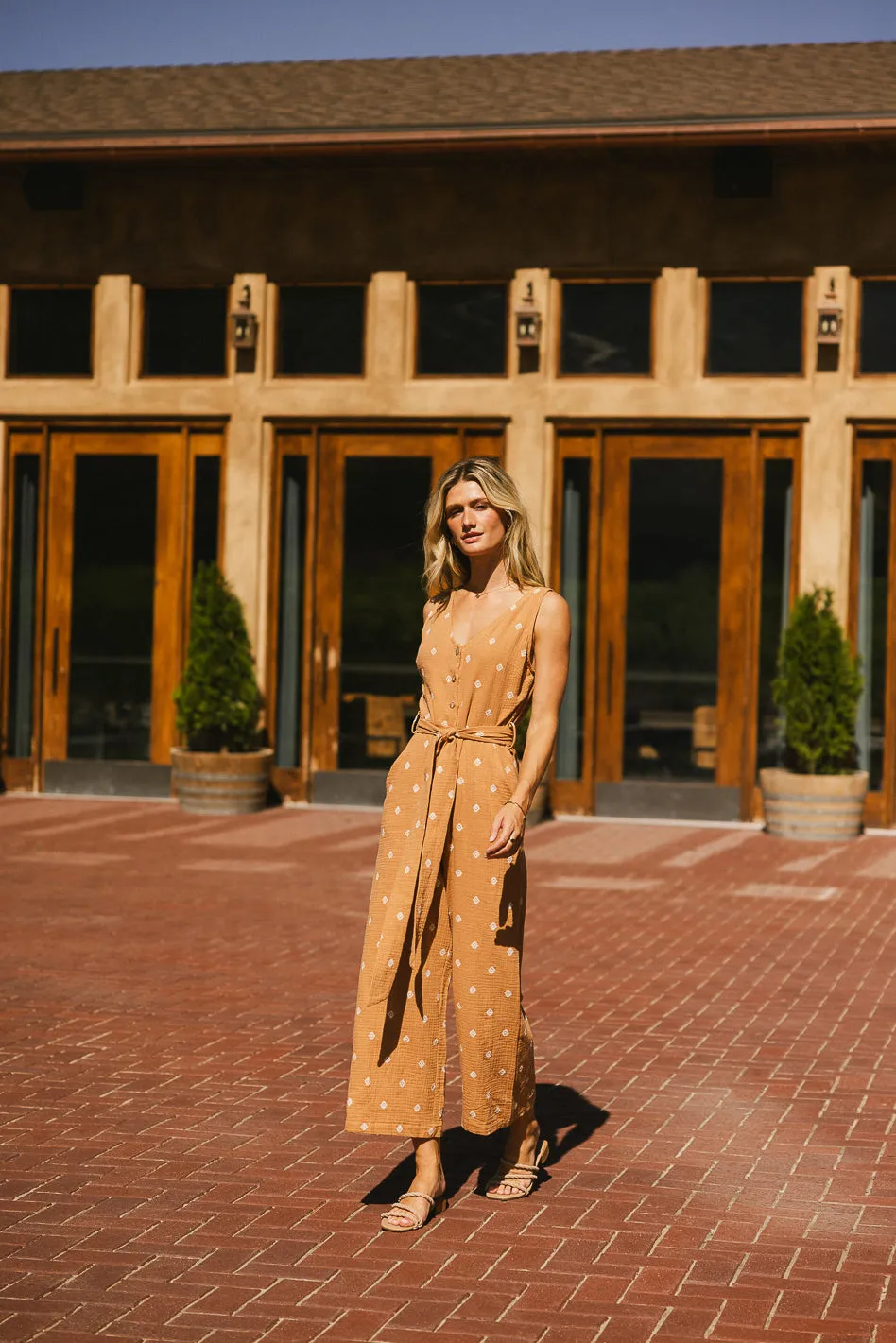 Mackie Embroidered Jumpsuit