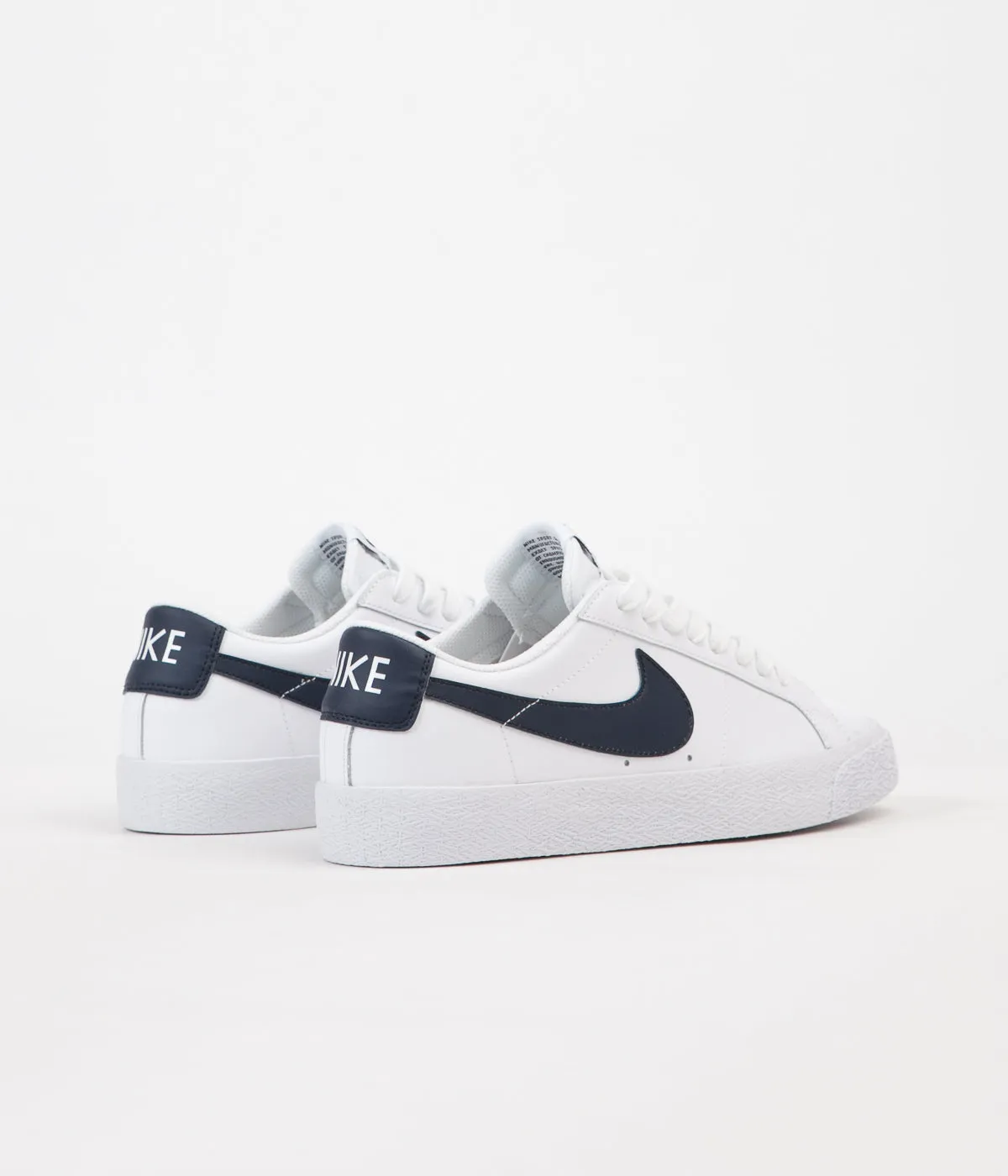 Nike SB Blazer Low Shoes - White / Obsidian