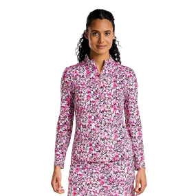 NVO Laryssa Mock Womens Long Sleeve Golf Pullover