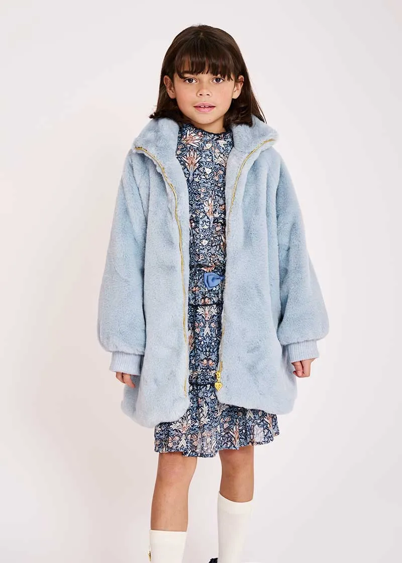 Oscars Smile Fur Jacket Blue