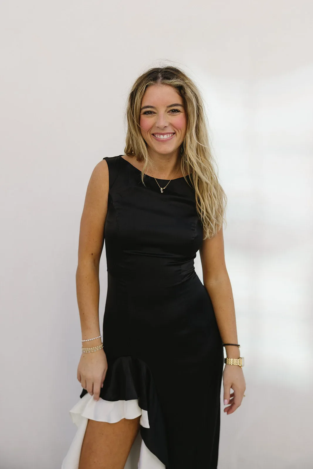 Primrose Maxi Dress - Black/Ivory