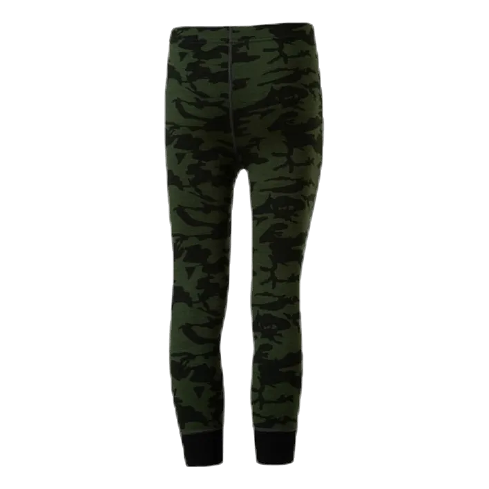 Print Merino Set Green