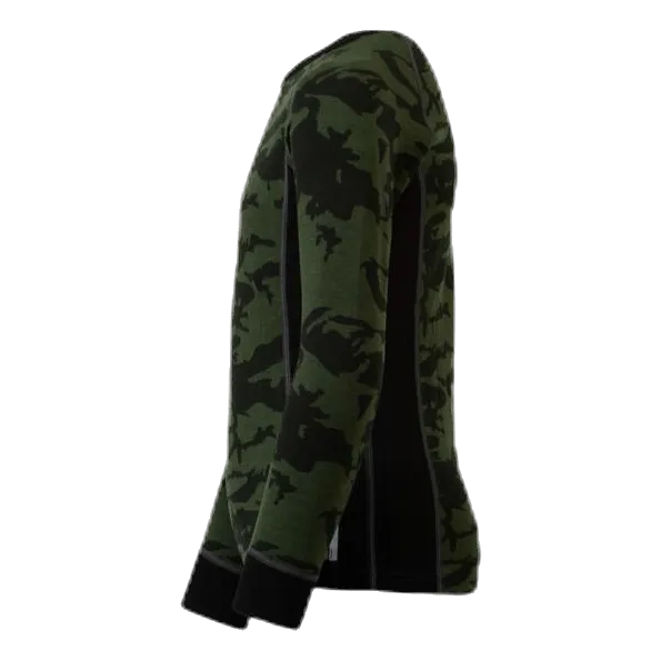 Print Merino Set Green